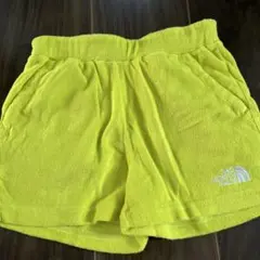 THE NORTH FACE イエローショートパンツ　130cm タオル生地