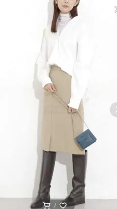 ナノユニバース　ポケットディティールタイトスカート　M-Short