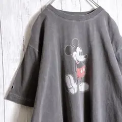 【最高モデル】ディズニー Disney 白足ミッキー現行復刻 キムタク Tシャツ