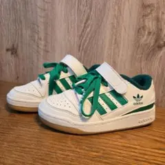 最終お値下げ　adidas ホワイト/グリーン スニーカー