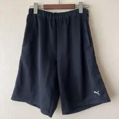 プーマ　ハーフパンツ　ジャージ　半パン　サイドライン　ラメテープ　M Y2K
