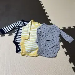 ユニクロ　ベビー　ボディスーツ　60cm 3枚セット