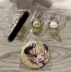 角巻わため　めじるしアクセサリー　缶バッジ　4点セット　ホロライブ