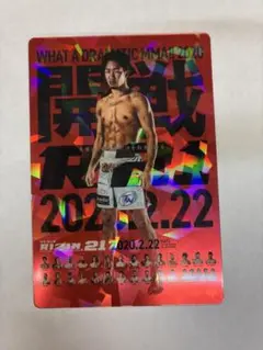 RIZINポテトスティックメタリックプラカード　NO.08