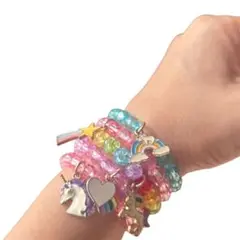 キッズブレスレット チャーム付き 5本セット