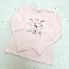 メゾピアノ イチゴスウィーツ 長袖シャツ 美品