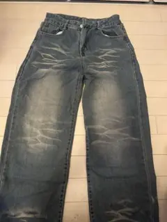 y2kブルーダメージデニムパンツ