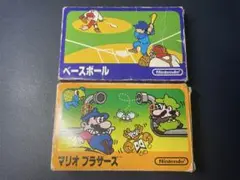 ファミコンソフト　マリオブラザーズ　ベースボール