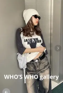 WHO’S WHO galleryラグランT