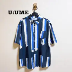 U:UME ユーム Brush Wide Stripe Shirt