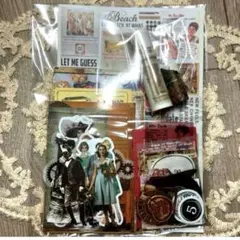 コラージュ素材 ヴィンテージ、レトロ系 73枚 おすそ分け まとめ売り