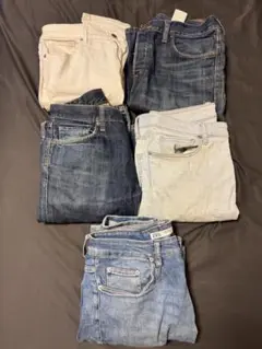 ユニクロ　H&M　ZARA ジーンズ5本セット