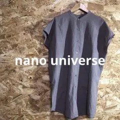 【 6314番】nano universe ブラウス　ノースリーブ　レディL