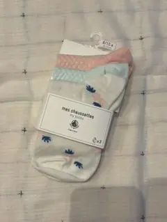 お値下げ　未使用　プチバトー　PETIT BATEAU ソックス3枚組