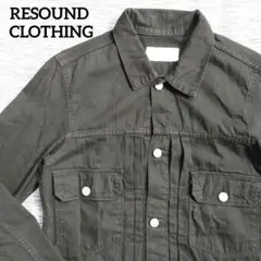 LEON掲載RESOUND CLOTHING FUR STRETCH Gジャン2 2025年最新】RESOUND CLOTHING メンズ Gジャン・デニム