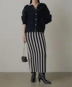 22AW Loungedress ラウンジドレス ジャガードニットスカート