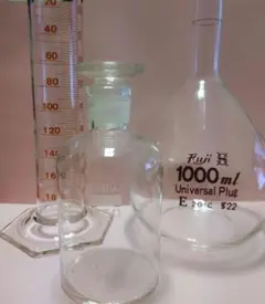 レトロ　理科　化学　実験　ガラス器具　インテリア　ロート 発注が「10年に1度」のレアものも…下町職人が作るガラス器具