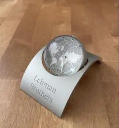 Lehman Brothers 地球儀デザイン置時計