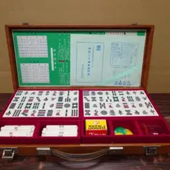 キングバード 麻雀牌 背面黒色 橿原麻雀 　赤牌　ペアレントマーク付き　レア　⑥ Amazon | 稀少 キングバード 麻雀牌 背黒牌 手彫式 重量牌