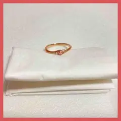 【ファッションリング】ピンクゴールド 宝石は不明です