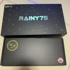 【美品】WOBKEY RAINY75 RT PRO ブラック キーキャップセット