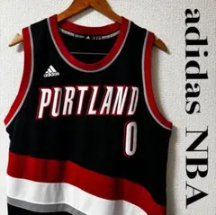 adidas NBAトレイルブレイザーズ LILLARD ユニフォームM
