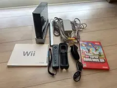 wii本体　黒色　モーションプラスリモコン　セット