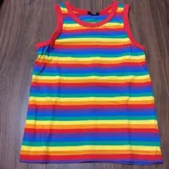 KID BOW レインボーストライプ タンクトップ　サイズ 120