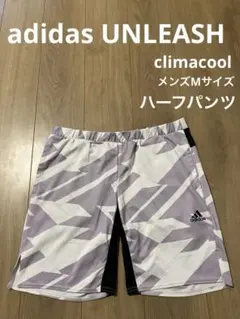 アディダス ハーフパンツ UNLEASH climacool メンズ M 白迷彩