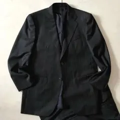 ほぼ未使用 ランバンコレクション スーツ セットアップ 52 XXL ネイビー
