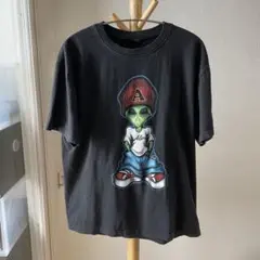 ビンテージエイリアンカットソー　両面プリント　ストリート