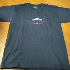 ビンテージ　古着　 ウルフ　QUEBEC 刺繍 Tシャツ
