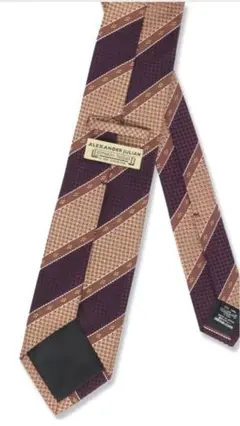 れーちゃん様売約済　美品　LEONARDO TAZZARI ネクタイ 　茶色 LEONARDO STRIPE2 NECKTIE – TIE YOUR TIE
