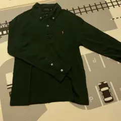 Polo Ralph Lauren ダークグリーン長袖シャツ　150