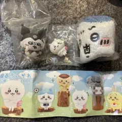 ちいかわ ハチワレ モモンガ もこもこポーチ サンリオ フィギュア