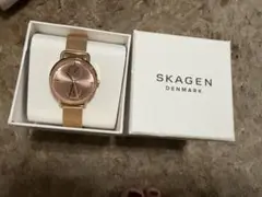 SKAGEN ローズゴールド アナログ腕時計