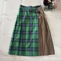 MACKINTOSH PHILOSOPHYプリーツスカート　タータンチェック38