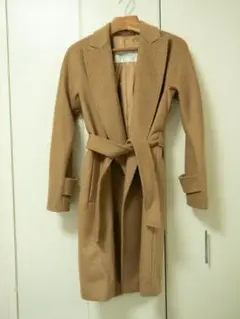 美品 Max Mara マニュエラ ピュアキャメルコート サイズ0(S)