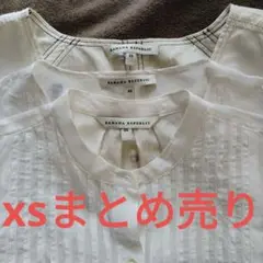 BANANA REPUBLIC ホワイト 半袖 ブラウスXL　3着　まとめ売り