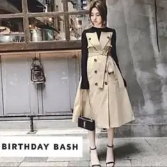 3 birthday bush バースデーバッシュ トレンチワンピース