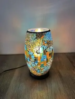 モザイクデザイン テーブルランプ　ナイトランプ