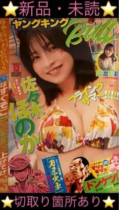 【未読】 ヤングキングBULL R7年13号佐々木ほのか鍛治島彩 【切取りあり】