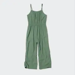 UNIQLO GIRLSリネンブレンドサロペット　ユニクロ