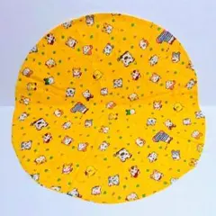 新品・未使用 とっとこハム太郎 生地 イエロー 4 レトロ