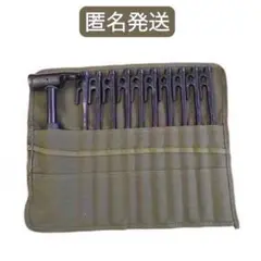 ペグ収納ケース ハンマー ペグ ケース キャンプ アウトドア