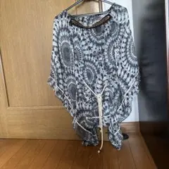 モノクロ 五分袖 チュニック