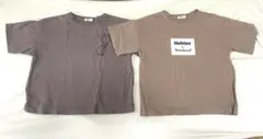 【PAIR MANON】ブラウン Tシャツ 120cm