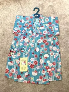 【新品未使用】キッズ女の子 甚平