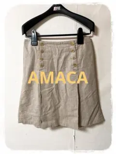 ☘️P1☘AMACA リネン スカート 40