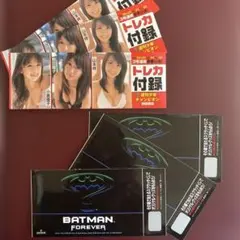 アイドルさん栞。山本梓さん、熊田曜子さん、小倉優子さん。バットマン3枚
